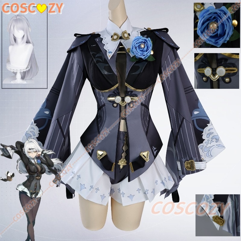 Anime Cosplay Girls - ゼンレスゾーンゼロ イーシュアン コスプレ衣装 ウィッグ コート ドレス