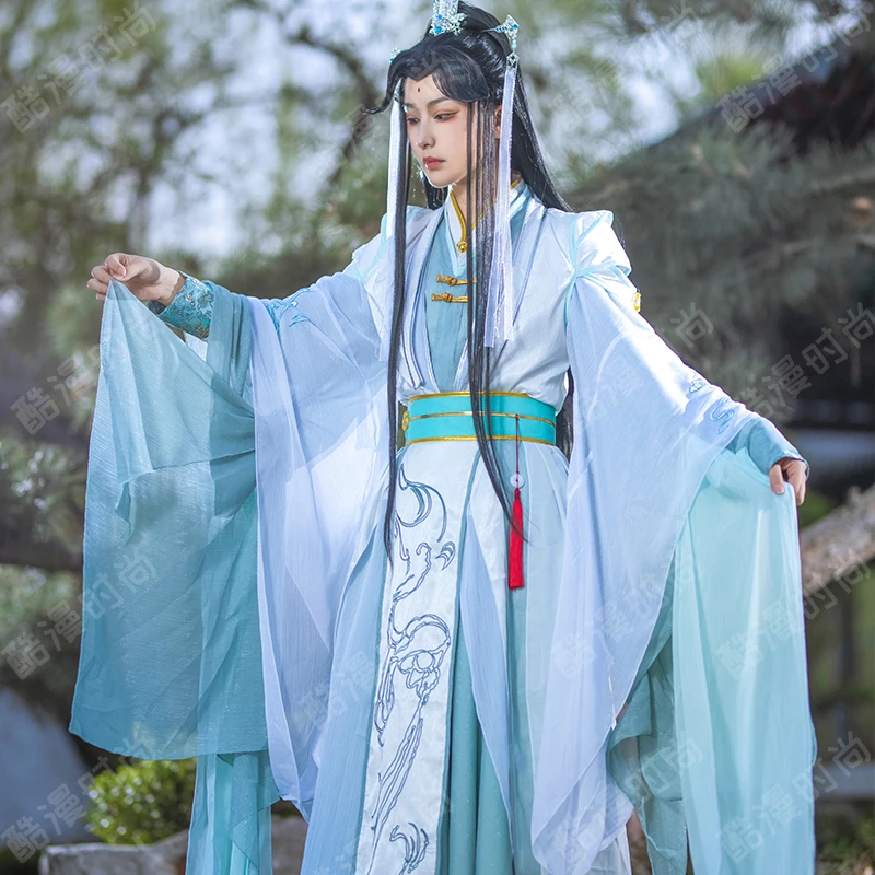 Anime Cosplay Male - シーシンシュアン コスプレ衣装 風師娘 漢服 アニメ 天官賜福