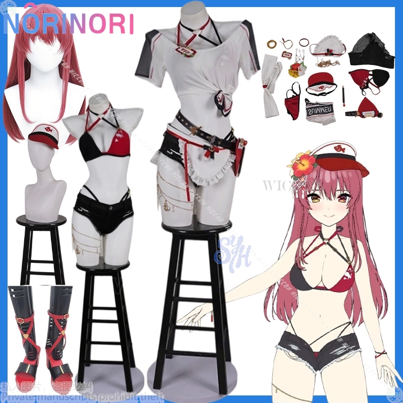Anime Cosplay Marin - Vtuber 保登マリン ホロナツ パラダイス コスプレ セクシー水着