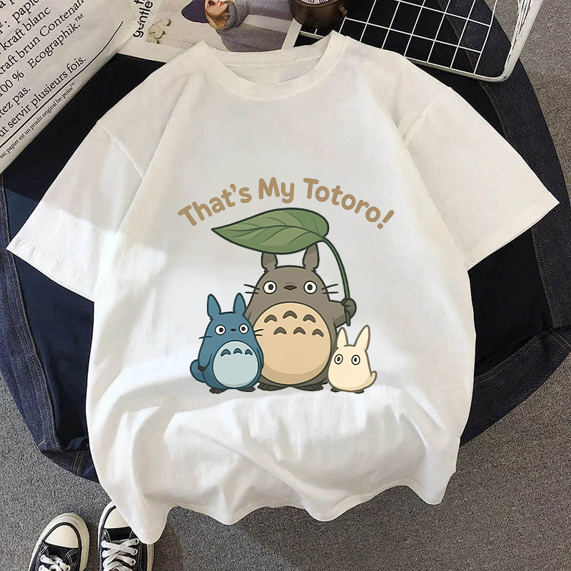 Anime Cosplay Toddler - となりのトトロTシャツ綿アニメカジュアル子供服女の子幼児Y2KかわいいストリートウェアベビーTシャツ半袖トップスギフト