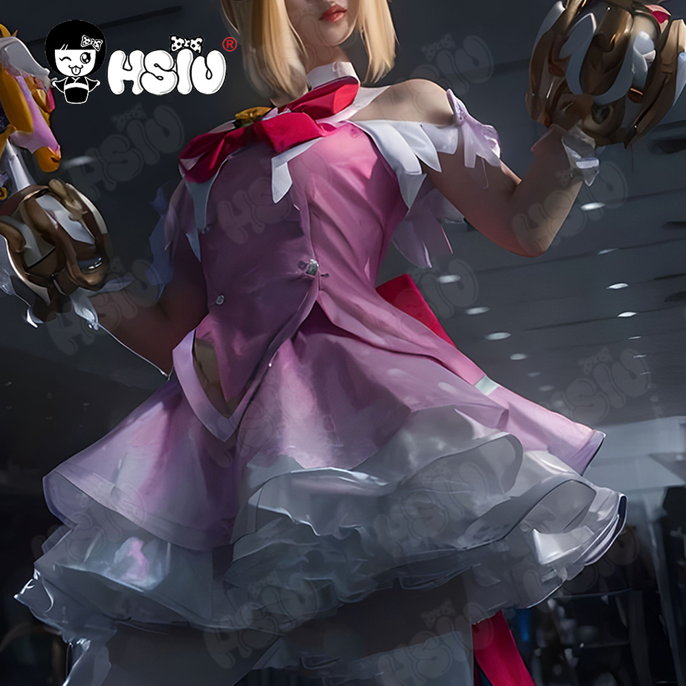 Anime Cosplay Girls - ジュノ コスプレ衣装 ウィッグ HSIU ブロンド ピーチピンク