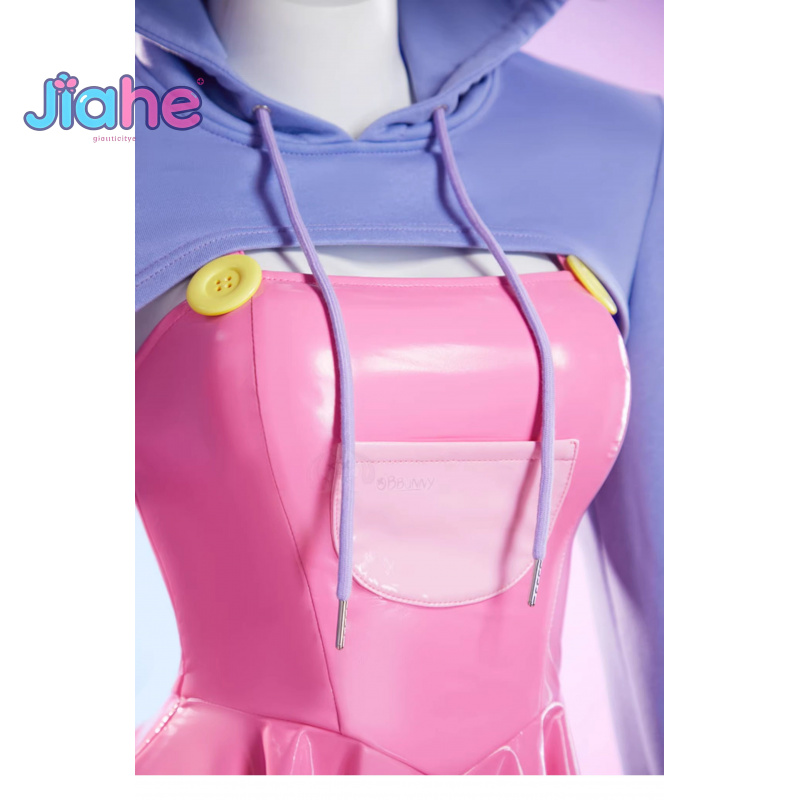 Anime Cosplay Girls - ウサギサーカス IAX コスプレ衣装アニメゲームハロウィンカーニバルガール甘い革ドレスコート靴下小道具ウサギの制服 S-XL