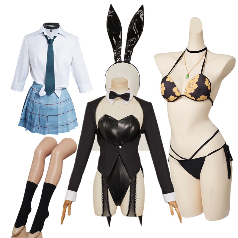 北川マリンコスプレビキニ水着 JK 制服コスチュームドレスア - Anime Cosplay Marin のレビューと価格