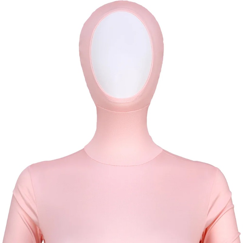 女性用フェイスアップジャンプスーツボディスーツピンクカラーボ - Anime Cosplay Face のレビューと価格