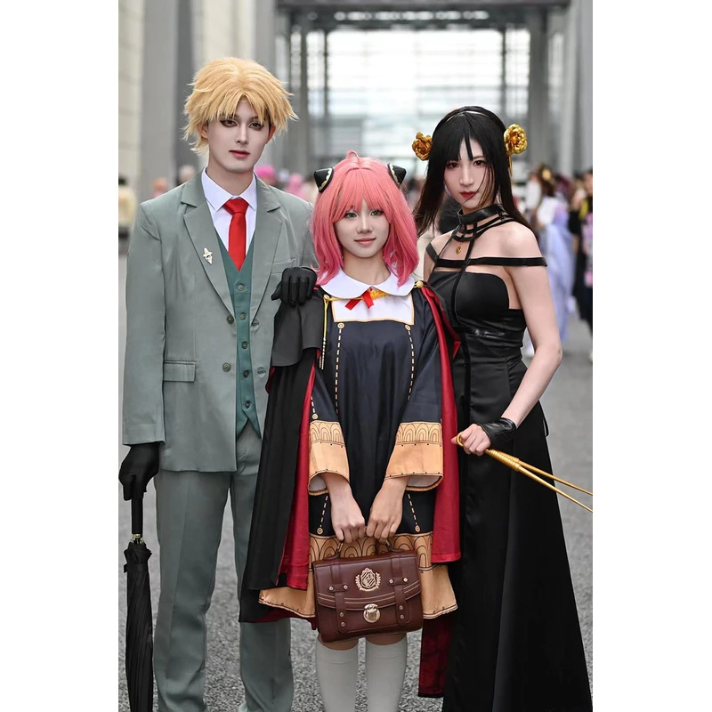 アニメスパイXファミリーコスプレ衣装ヨルセクシードレスロイド - Anime Cosplay Yor のレビューと価格
