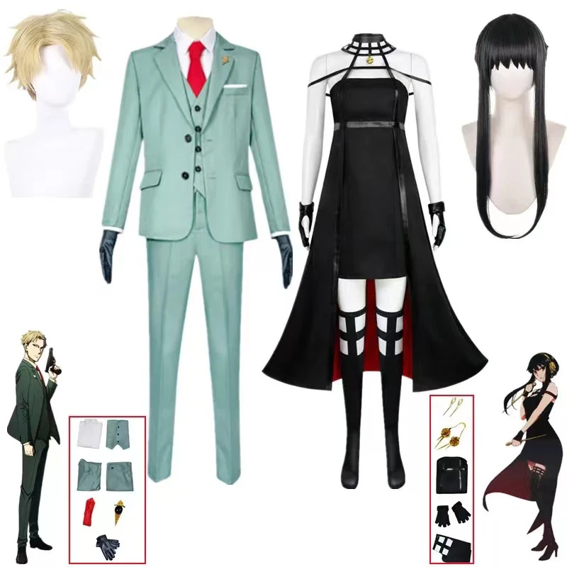 アニメスパイXファミリーコスプレ衣装ヨルセクシードレスロイド - Anime Cosplay Yor のレビューと価格