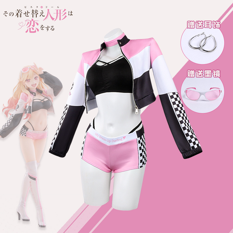 アニメ私のドレスアップダーリンウィッグレーススーツ小道具クー - Anime Cosplay Marin のレビューと価格