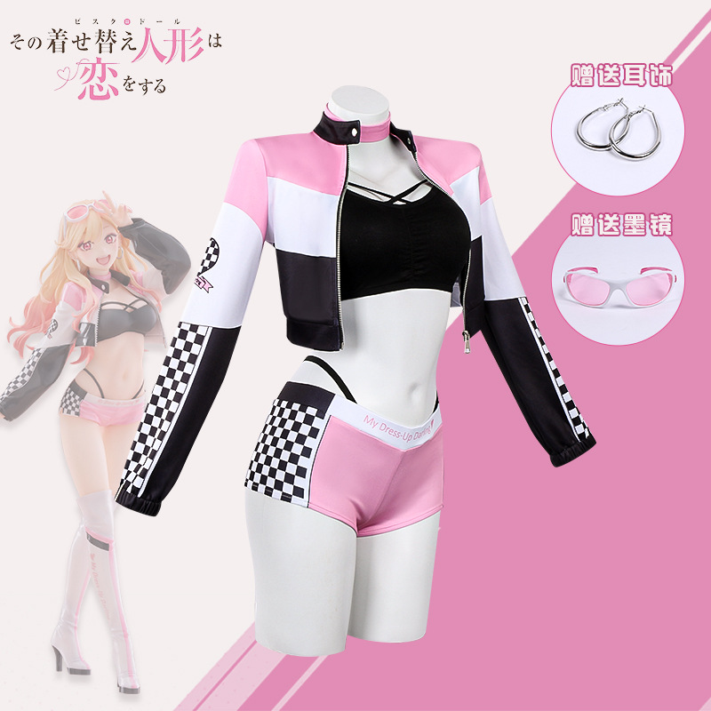 アニメ私のドレスアップダーリンウィッグレーススーツ小道具クー - Anime Cosplay Marin のレビューと価格
