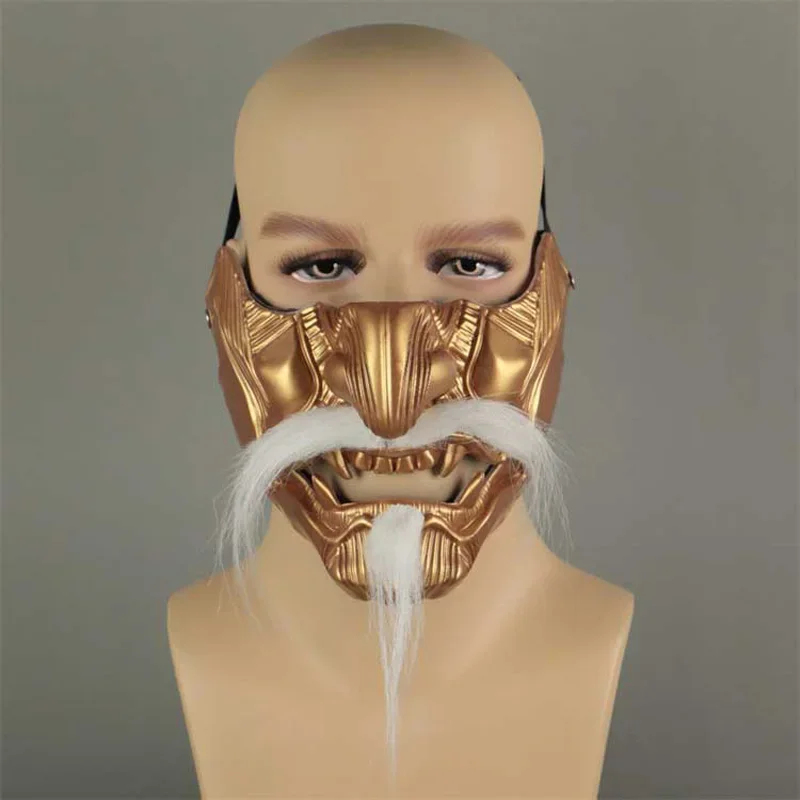 2026 ゲーム ゴースト オブ タスシマ マスク ハーフフ - Anime Cosplay Face のレビューと価格