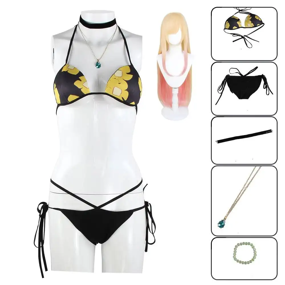 アニメ私のドレスアップダーリン北川マリンビキニコスプレ衣装水 - Anime Cosplay Marin のレビューと価格