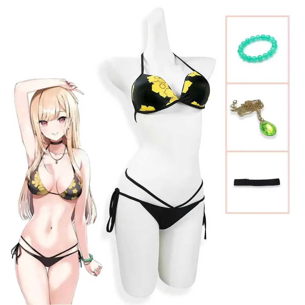 アニメ私のドレスアップダーリン北川マリンビキニコスプレ衣装水 - Anime Cosplay Marin のレビューと価格