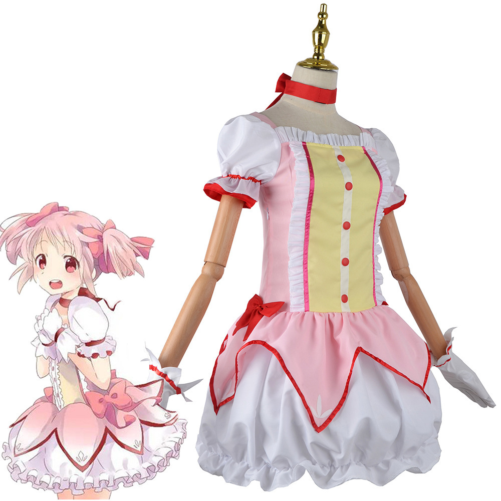 魔法少女まどか☆マギカ コスプレ衣装、鹿目まどか＆暁美ほむら - Anime Cosplay Diy のレビューと価格