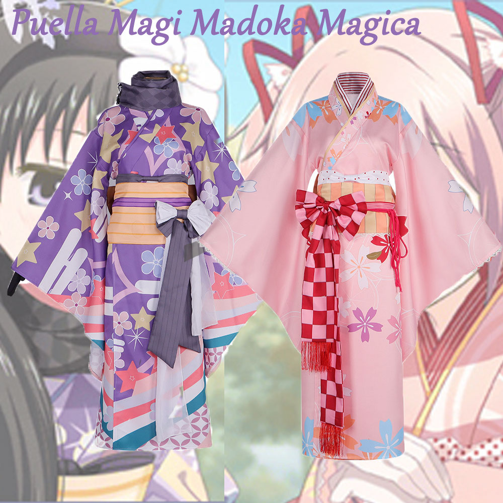 魔法少女まどか☆マギカ コスプレ着物バスローブ、鹿目まどかと - Anime Cosplay Diy のレビューと価格