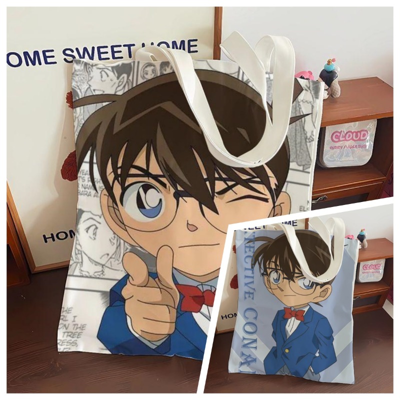かわいいコナンアニメキャンバスバッグ大容量学生スクールハンド - Anime Cosplay Shop のレビューと価格