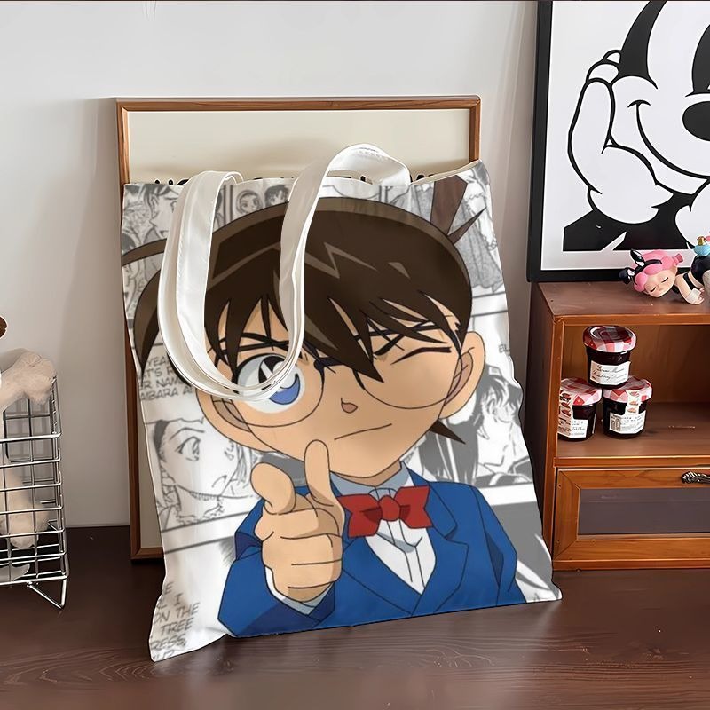 かわいいコナンアニメキャンバスバッグ大容量学生スクールハンド - Anime Cosplay Shop のレビューと価格