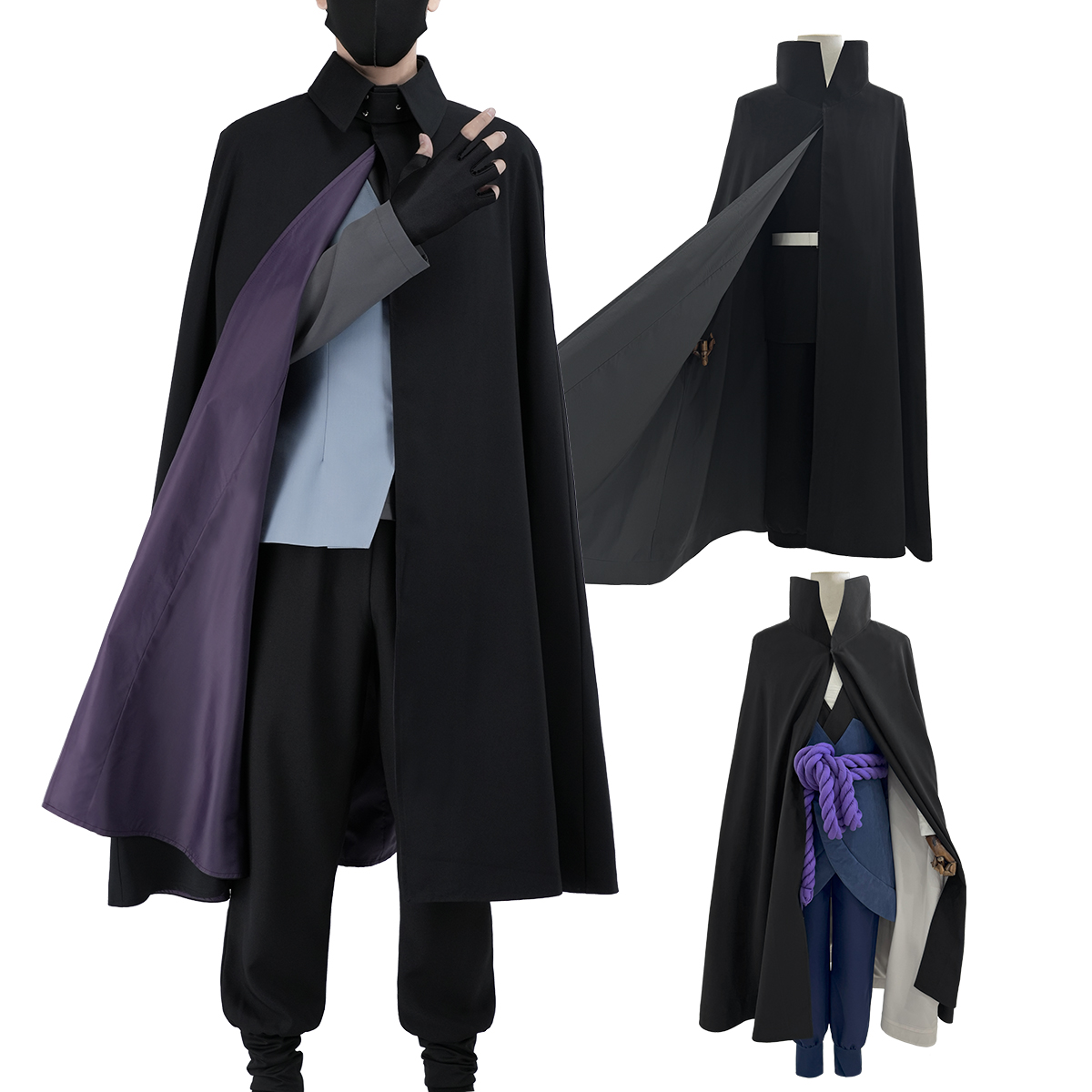 HOLOUN うちはサスケ アニメ コスプレ衣装 ハロウィン - Convention Cosplay Anime のレビューと価格