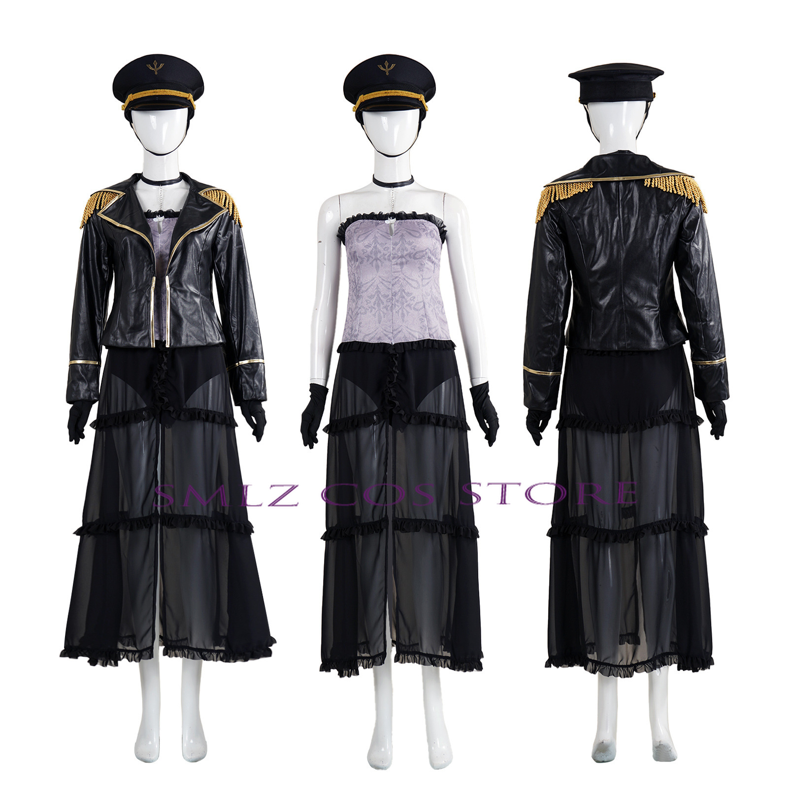 アニメ私のドレスアップマリン北川コスプレ軍事黒ロベリア制服ド - Anime Cosplay Marin のレビューと価格