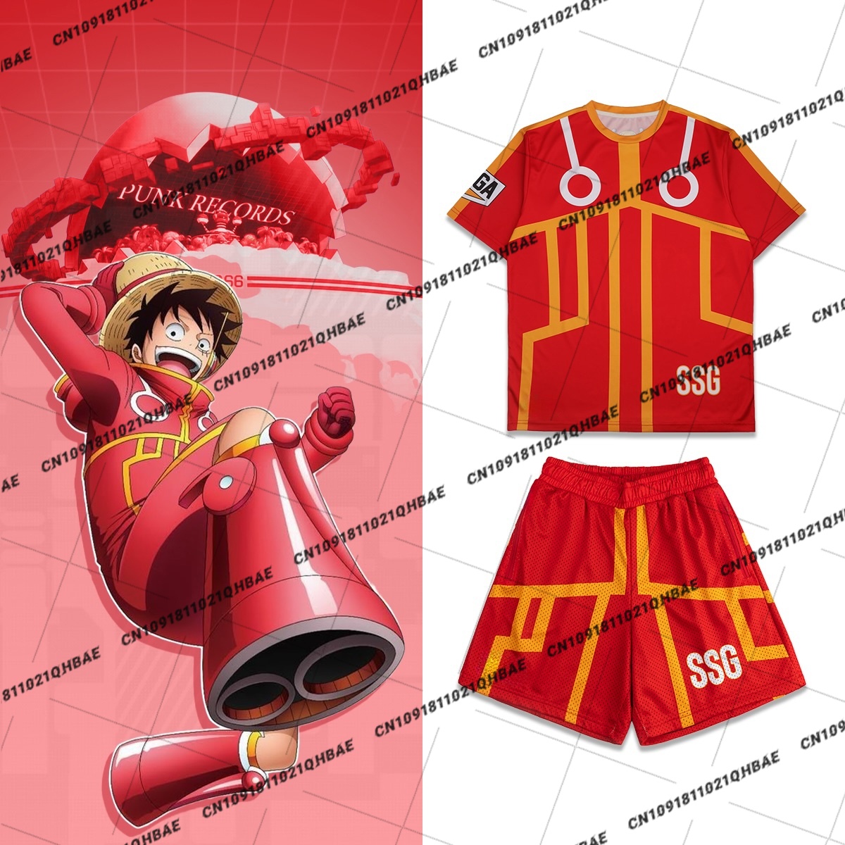 新しいエッグヘッド島モンキー D. ルフィアニメ愛好家コスプ - Anime Cosplay Anime のレビューと価格