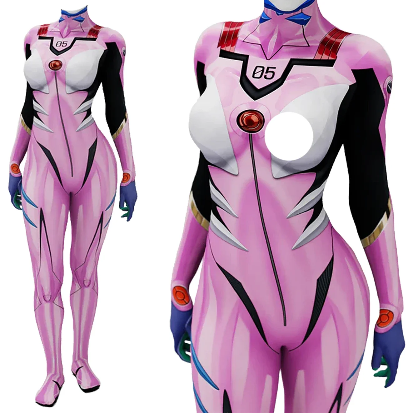 アニメEVA 05 マキナミ コスプレ衣装 スーパーヒーロー - Anime Cosplay Girls のレビューと価格