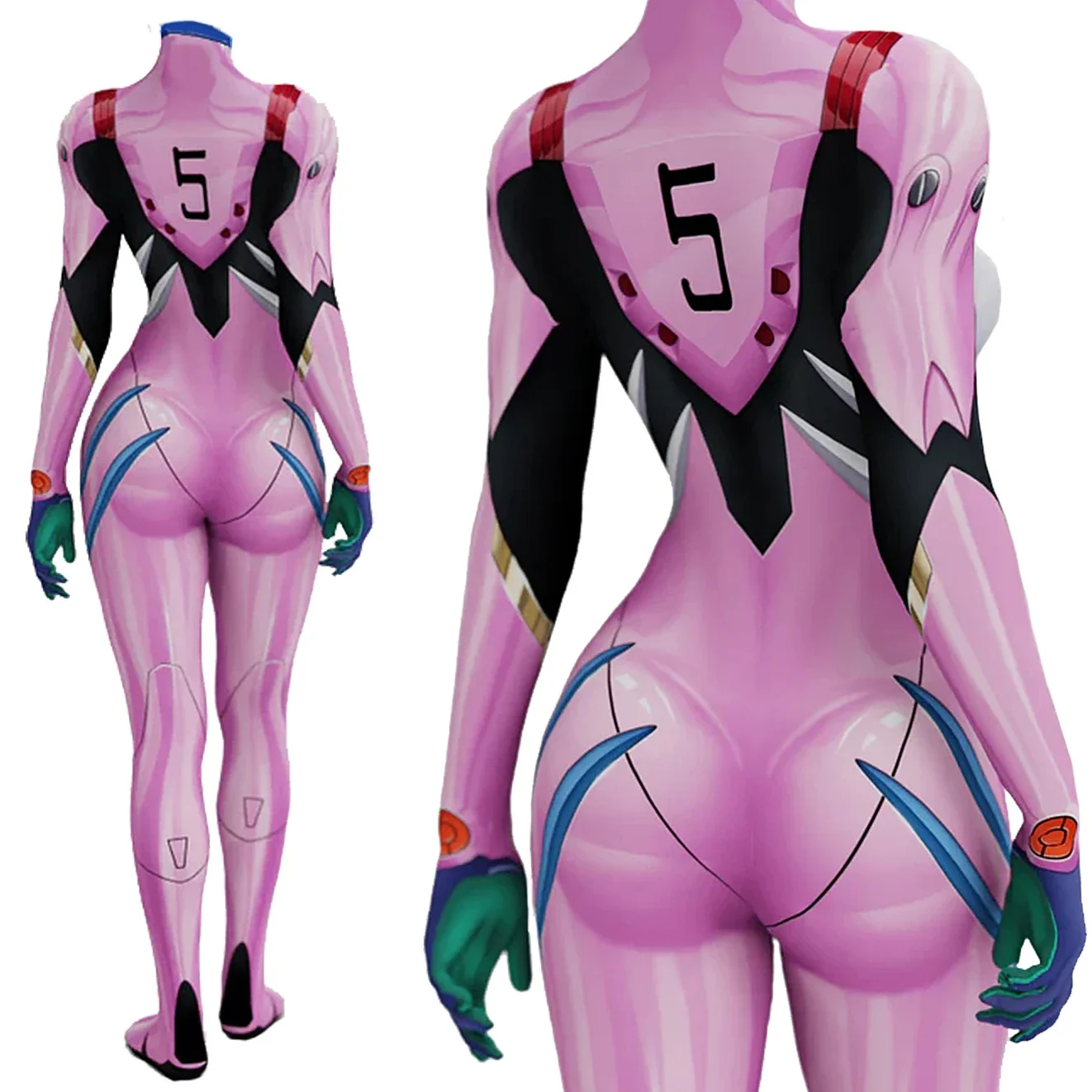 アニメEVA 05 マキナミ コスプレ衣装 スーパーヒーロー - Anime Cosplay Girls のレビューと価格