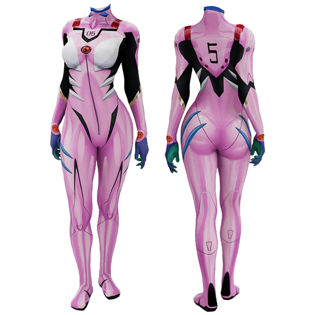 アニメEVA 05 マキナミ コスプレ衣装 スーパーヒーロー - Anime Cosplay Girls のレビューと価格