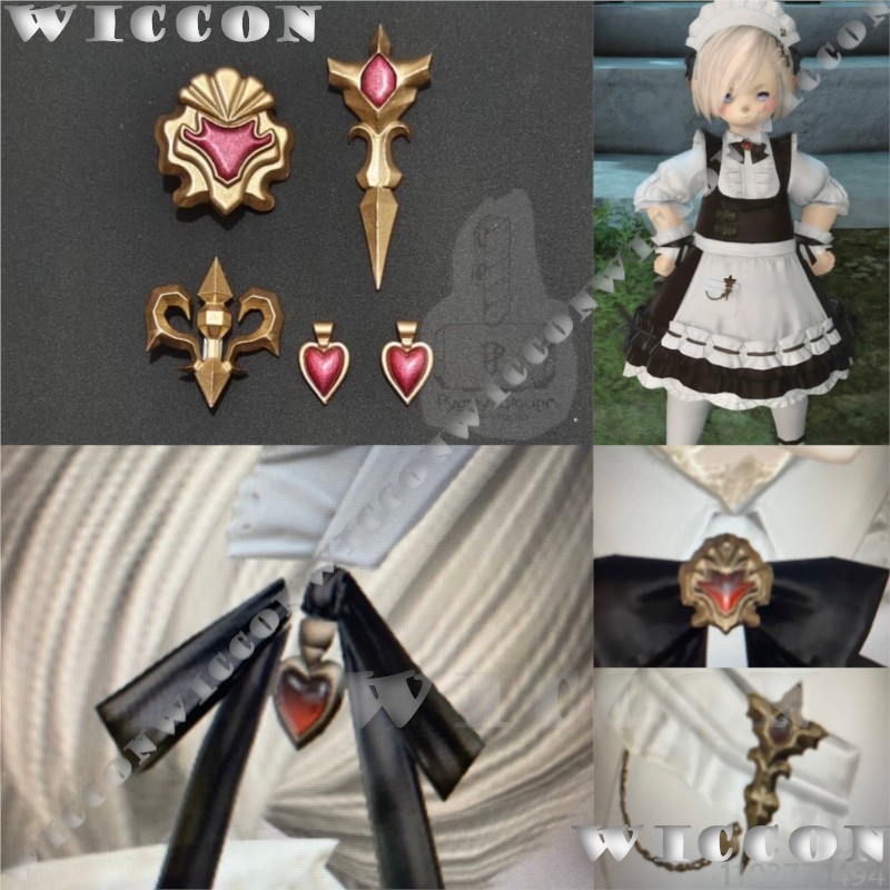 クラシックメイド制服アクセサリーセットゲーム FF xiv  - Anime Cosplay Diy のレビューと価格