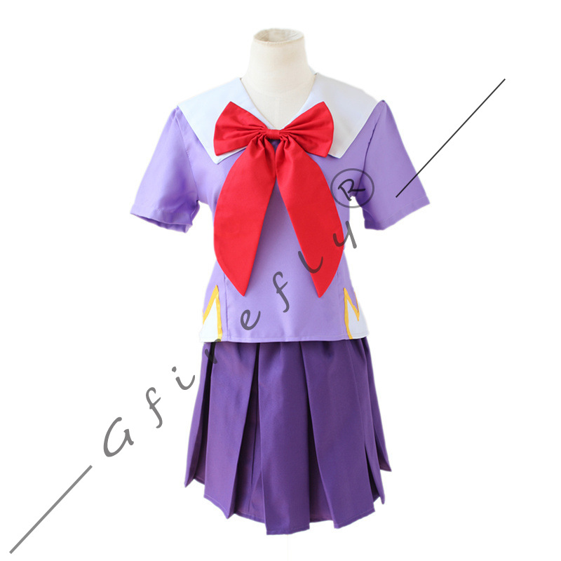 未来日記 アニメキャラクター 桃井優乃の紫色の制服 セーラー - Convention Cosplay Anime のレビューと価格