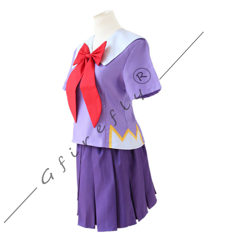 未来日記 アニメキャラクター 桃井優乃の紫色の制服 セーラー - Convention Cosplay Anime のレビューと価格
