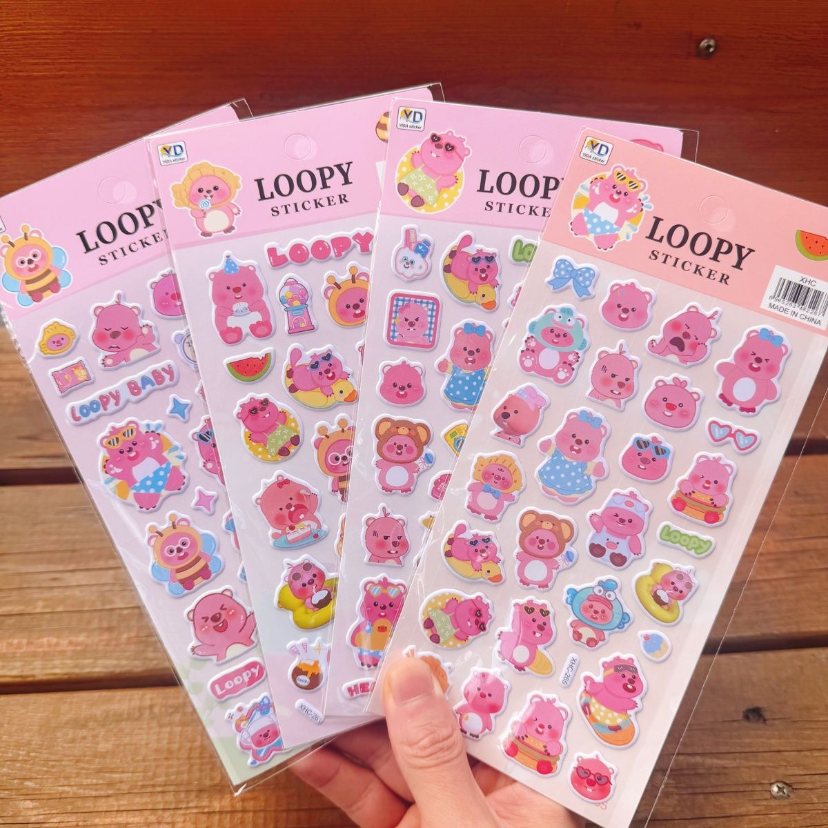 新しいポロロアニメのかわいいループ状3Dフォームステッカー、 - Anime Cosplay Diy のレビューと価格