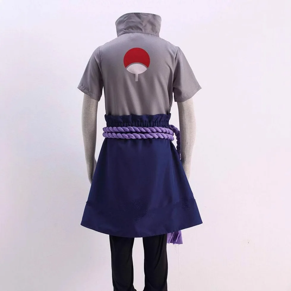 アニメうちはサスケコスプレ衣装トップパンツベルトコスコンベン - Convention Cosplay Anime のレビューと価格