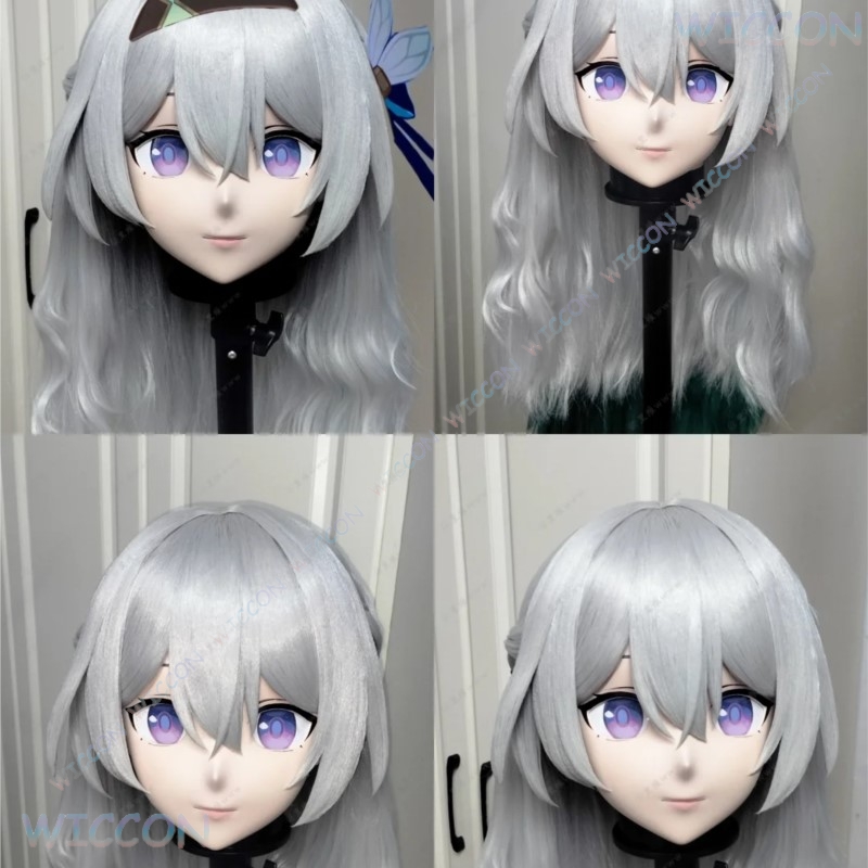 着ぐるみ女性用フェイスマスクアニメゲームコスプレヘッドベース - Anime Cosplay Diy のレビューと価格